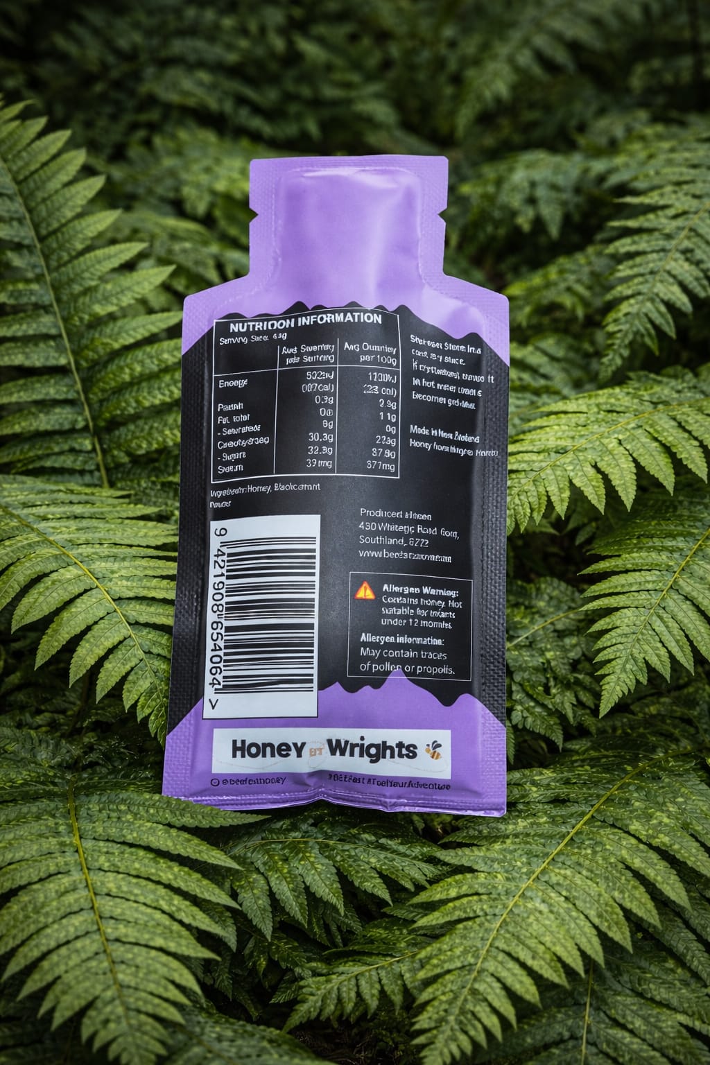 Bee Fast Natural Energy Gel – Blackcurrant